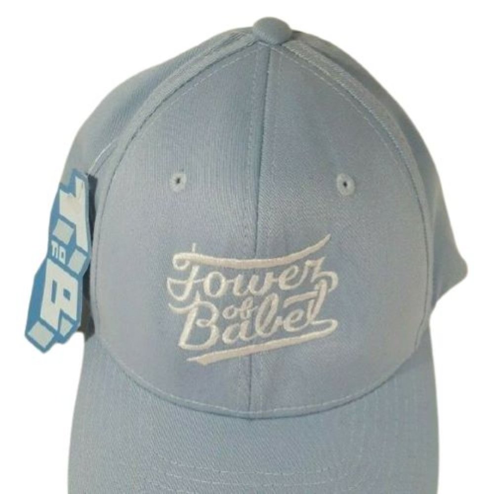 Flexfit Baseball "Tower of Babel" Hat Size Blue Size S-M